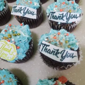 'Thank you' Cupcakes